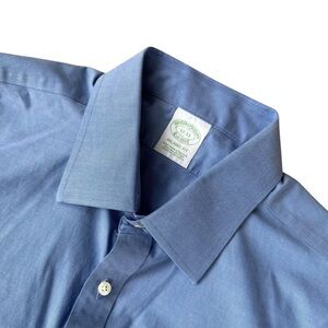 Brooks Brothers Milano Fit Light Blue Dress Shirt